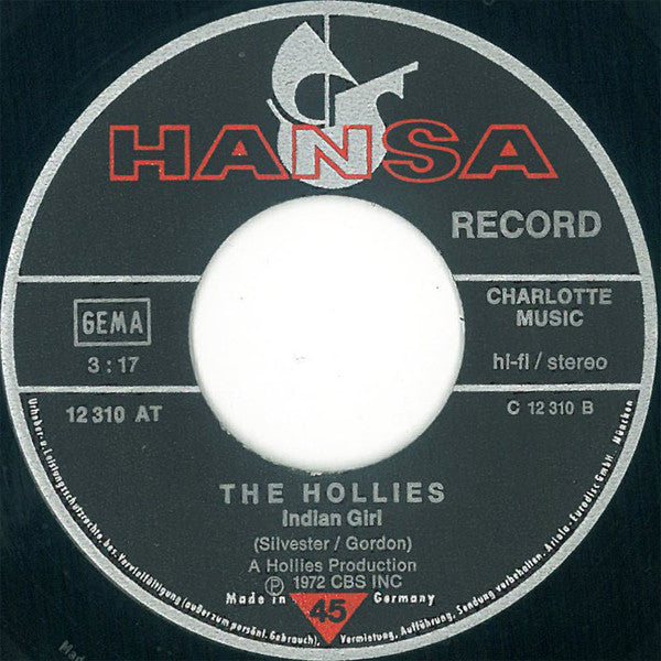 Hollies - Magic Woman Touch Vinyl Singles Vinyl Zeer Goed / Hoesje Generic "VINYLSINGLES.NL"