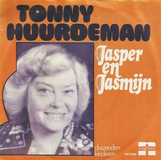 Tonny Huurdeman - Jasper En Jasmijn 37712 Vinyl Singles Vinyl Goed / Hoes Goed