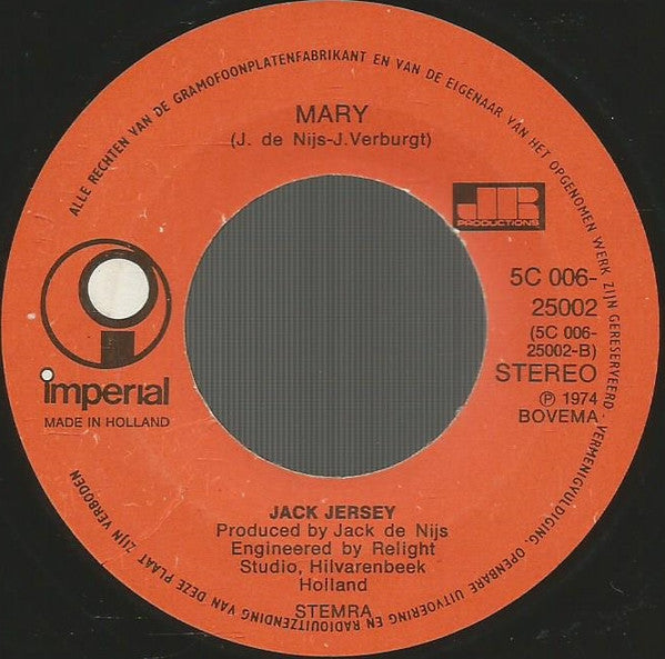 Jack Jersey - In The Still Of The Nigh 29799 Vinyl Singles Vinyl Goed / Hoes Goed