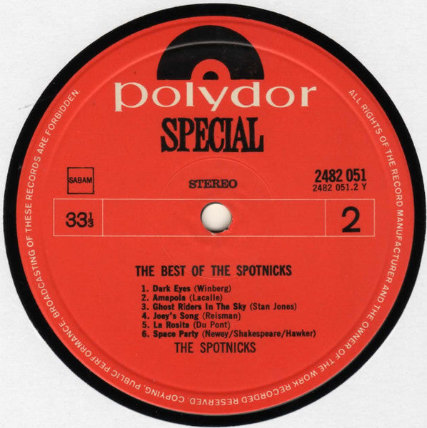 Spotnicks – Das Beste von den Spotnicks (LP) 49991