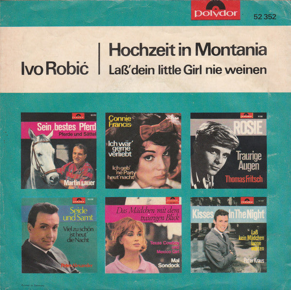 Ivo Robi - Hochzeit In Montania 17919 Vinyl Singles Vinyl Goed / Hoes Goed