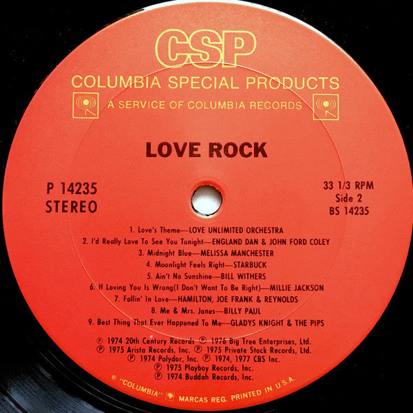 Various - Love Rock (LP) 49360