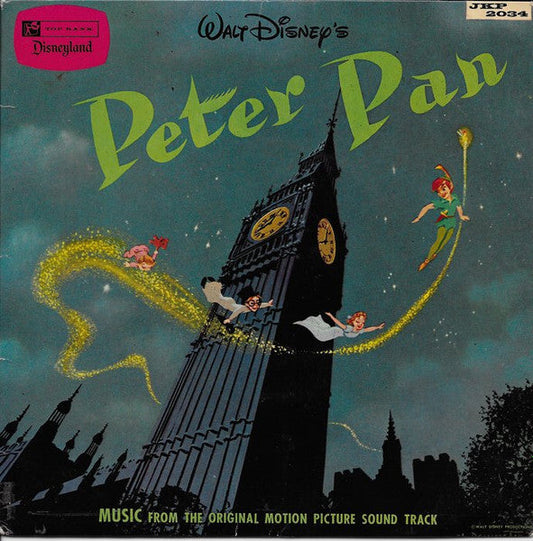 Various - Walt Disney's Peter Pan (Music From The Original Motion Picture Sound Track) 41347 Vinyl Singles EP Vinyl Goed / Hoes Goed