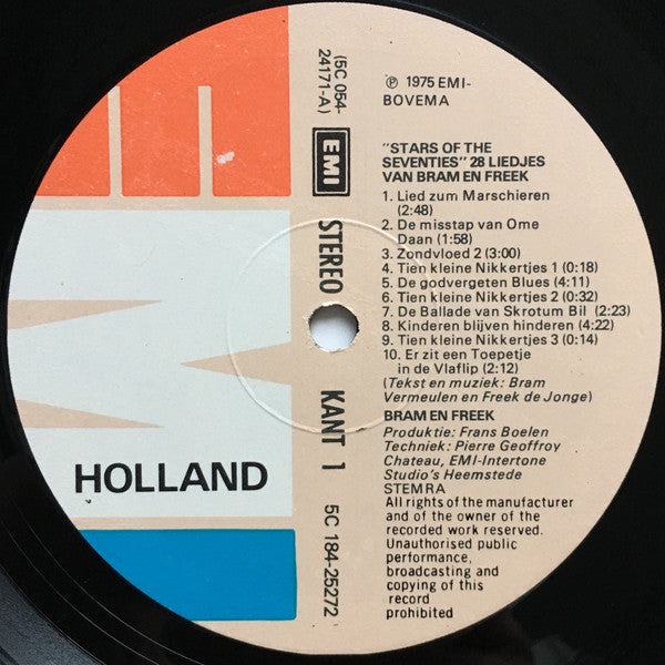 Neerlands Hoop In Bange Dagen - 28 Liedjes Van Bram En Freek (LP) 49882 Vinyl LP Dubbel Vinyl Goed / Hoes Goed