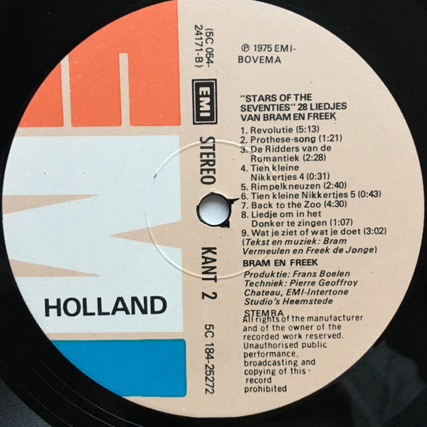 Neerlands Hoop In Bange Dagen - 28 Liedjes Van Bram En Freek (LP) 49882 Vinyl LP Dubbel Vinyl Goed / Hoes Goed