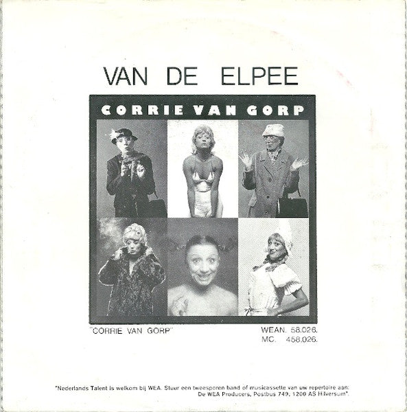 Corrie van Gorp - Een Hollandse Boerenmeid (B-Keus) Vinyl Singles Vinyl Goed / Hoesje Slecht "VINYLSINGLES.NL"