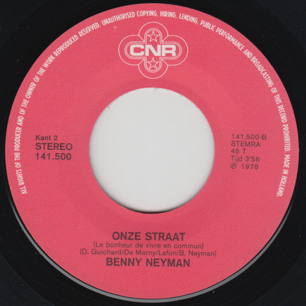 Benny Neyman - 15 Jaar Vinyl Singles Vinyl Goed / Hoes Goed