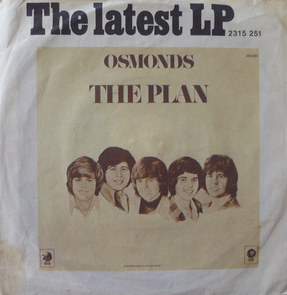 Osmonds - One Way Ticket To Anywhere 12804 Vinyl Singles Vinyl Goed / Hoes Goed