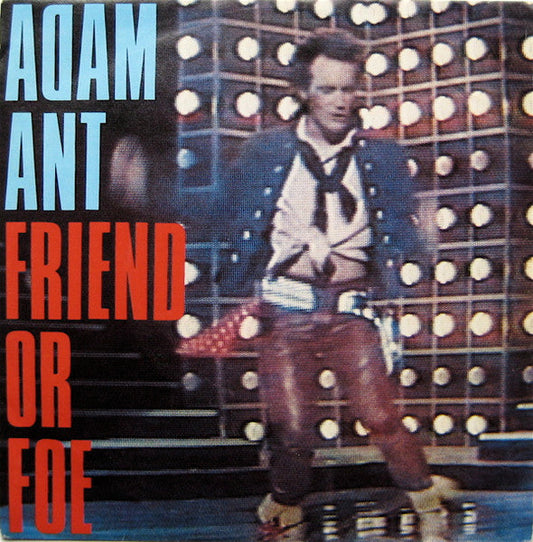 Adam Ant - Friend Or Foe 16604 Vinyl Singles Vinyl Goed / Hoes Sticker