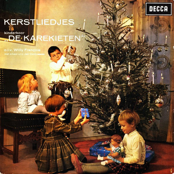 Kinderkoor De Karekieten - Kerstliedjes (10") Vinyl LP 10" Vinyl Goed / Hoes Goed
