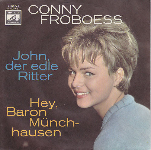 Conny Froboess - Hey, Baron Münchhausen 27401 Vinyl Singles Vinyl Goed / Hoes Goed