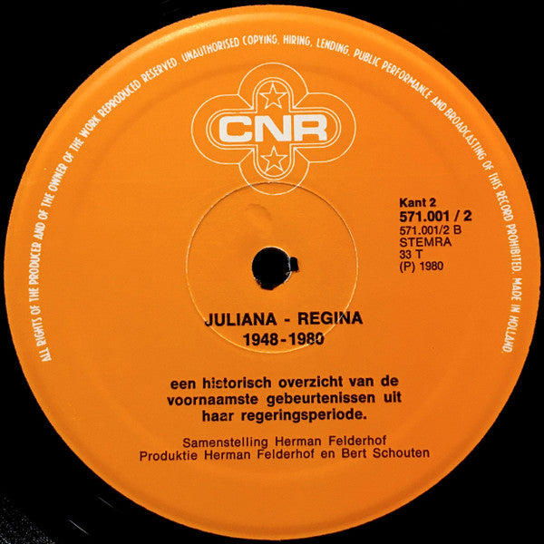 Various - Juliana Regina 1948 - 1980 (LP) 40786
