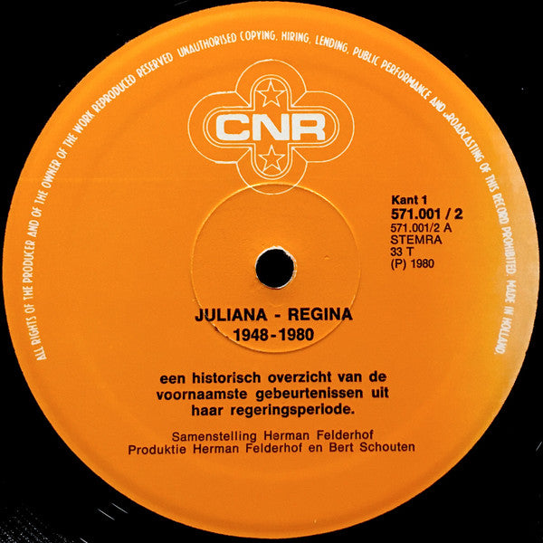 Various - Juliana Regina 1948 - 1980 (LP) 40786