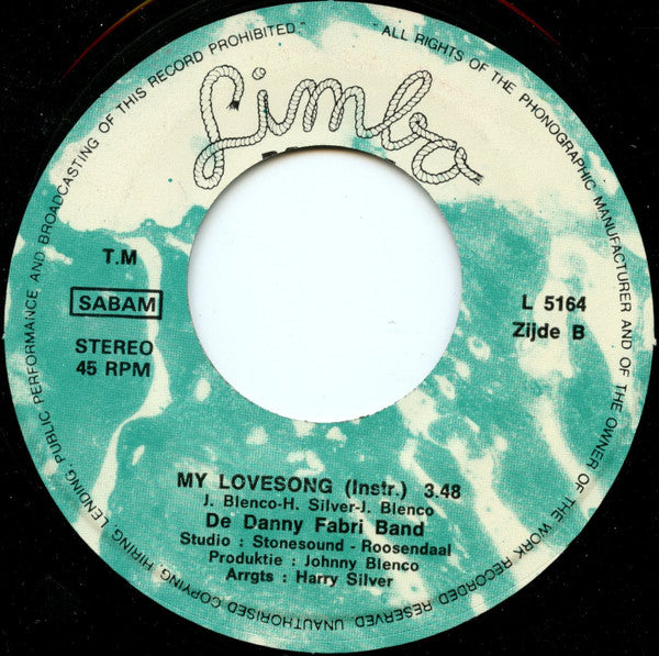Mister Beauty + De Danny Fabry Band - My Lovesong 32037 Vinyl Singles Vinyl Goed / Hoes Goed