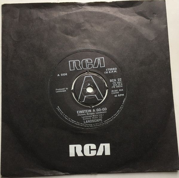 Landscape - Einstein A Go-Go 23559 23603 Vinyl Singles Vinyl Goed / Hoes Goed