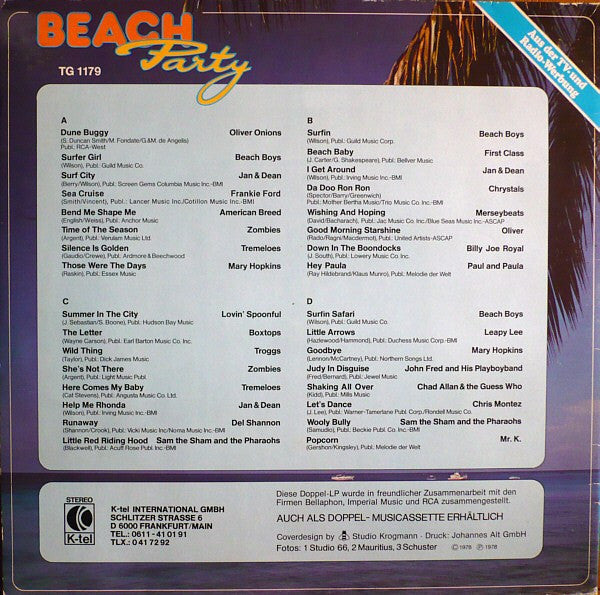 Various - Beach Party (LP) 49996