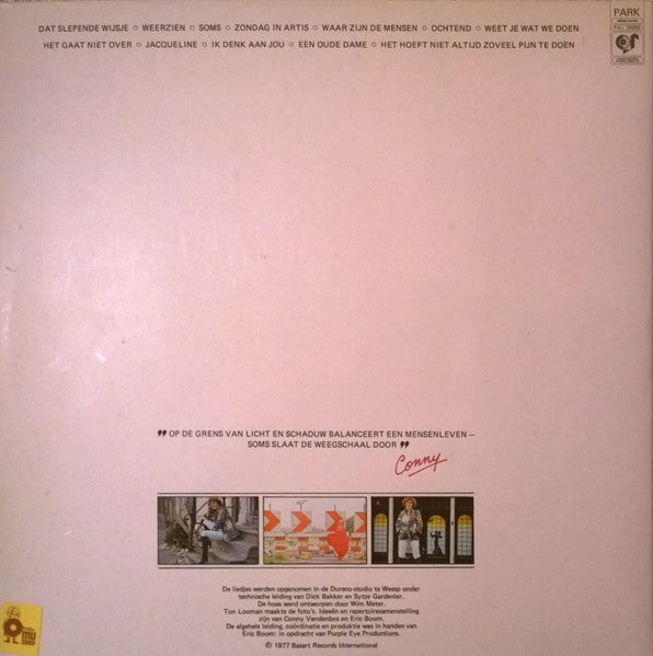 Conny Vandenbos - Licht En Schaduw (LP) Vinyl LP Vinyl Zeer Goed / Hoesje Goed "VINYLSINGLES.NL"