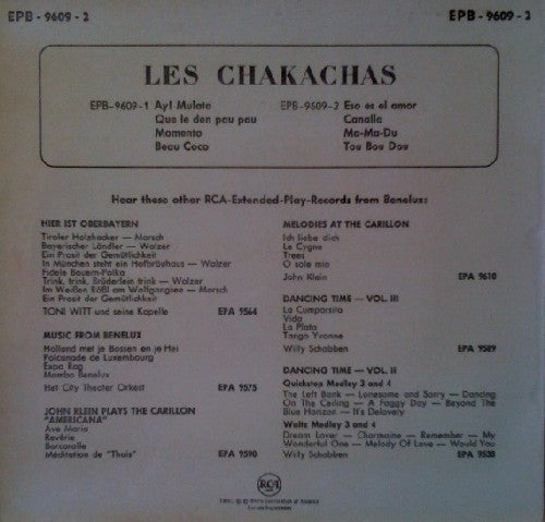 Les Chakachas - Eso Es El Amor 17575 Vinyl Singles EP Vinyl Goed / Hoes Goed
