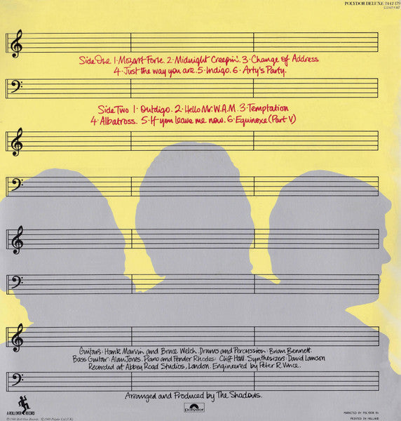 Shadows - Change Of Address (LP) 43404 Vinyl LP Vinyl Goed / Hoes Goed