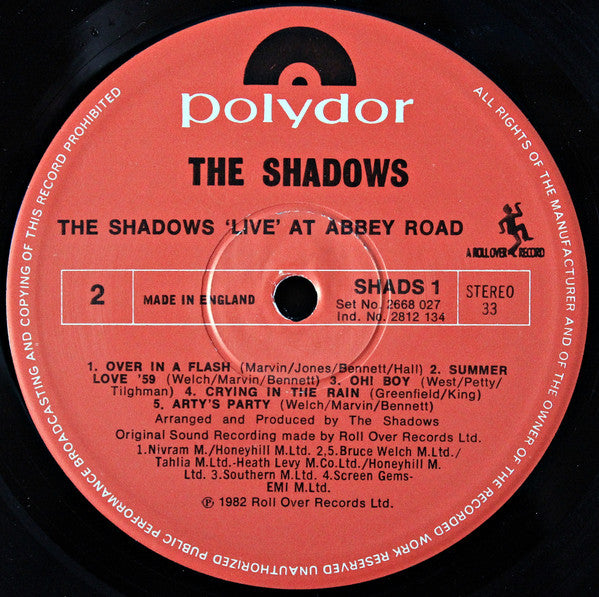 Shadows - Live At Abbey Road (LP) 43401