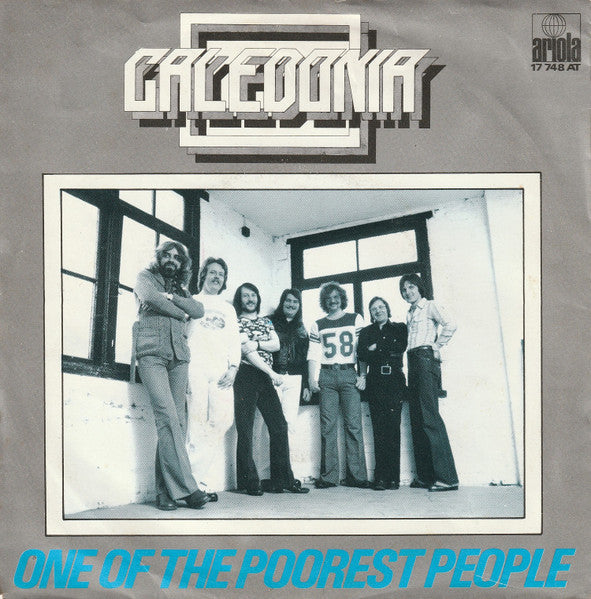 Caledonia - One Of The Poorest People Vinyl Singles Vinyl Zeer Goed / Hoesje Goed "VINYLSINGLES.NL"