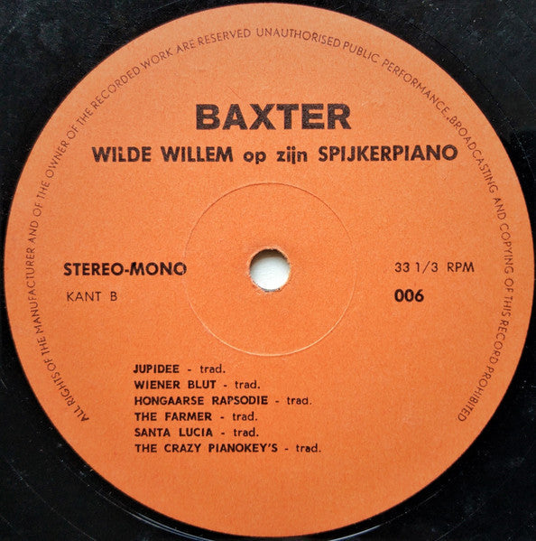Circus Square Jazz Band – Wilde Willem auf seinem Spijkerpiano (LP) 46247