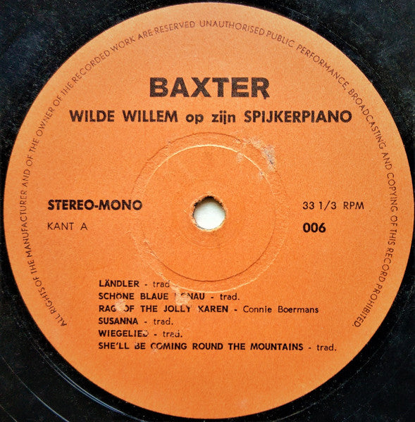 Circus Square Jazz Band – Wilde Willem auf seinem Spijkerpiano (LP) 46247