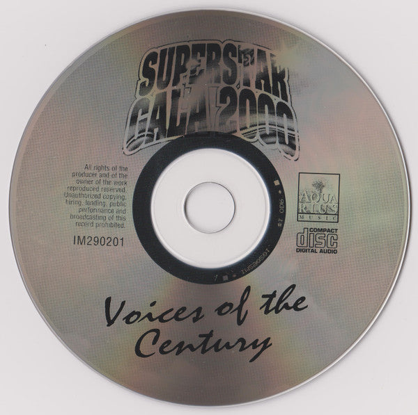 Various - Superstar Gala 2000 - Voices Of The Century (CD) Compact Disc Vinyl Goed / Hoes Goed