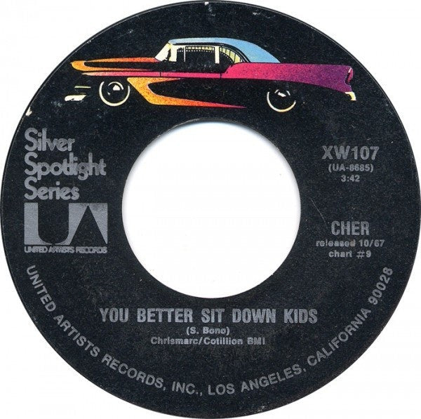 Cher - Bang Bang (My Baby Shot Me Down) Vinyl Singles Vinyl Zeer Goed / Hoesje Generic "VINYLSINGLES.NL"