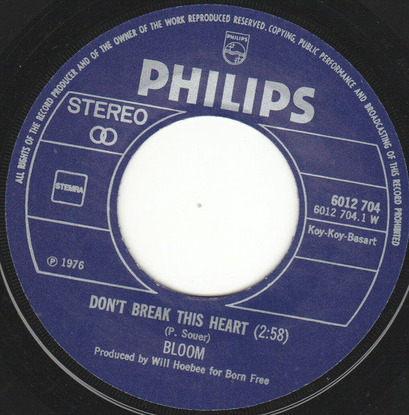 Bloom - Don't Break This Heart 30737