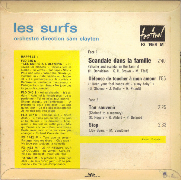 Les Surfs - Scandale Dans la Famille 33335 Vinyl Singles EP Vinyl Goed / Hoes Goed