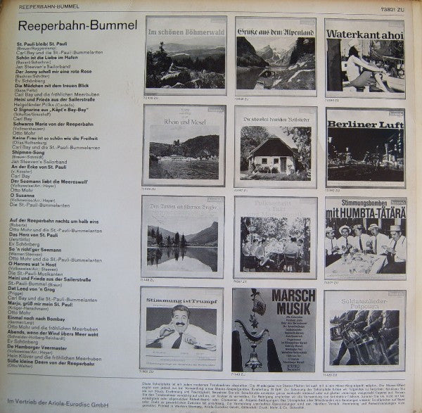 Various - Reeperbahn-Bummel (LP) 50328 Vinyl LP Vinyl Goed / Hoes Goed