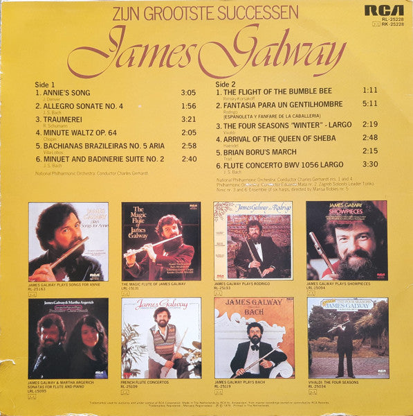 James Galway – Seine größten Erfolge (LP) 41218