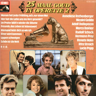 Various - 25 Maal Goud In Operette 2 (LP) 42901 Vinyl LP Vinyl Goed / Hoes Goed
