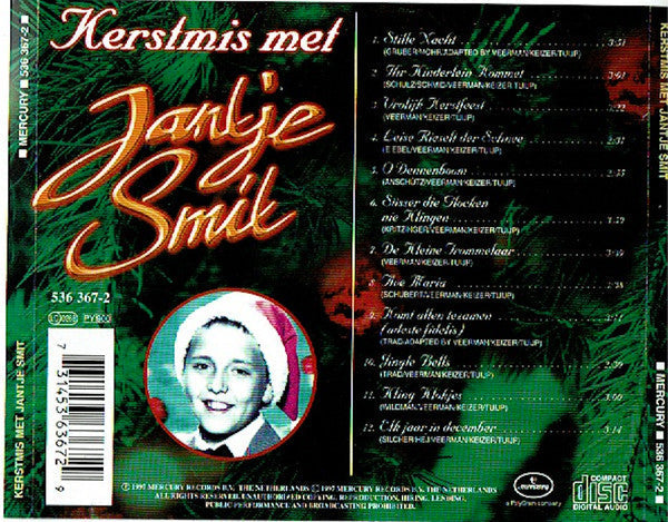 Jan Smit - Kerstmis Met Jantje Smit (CD) 70615 Compact Disc Goede Staat