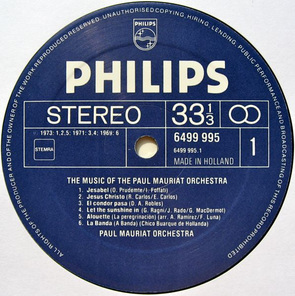 Paul Mauriat Orchestra - The Music Of The Paul Mauriat Orchestra (LP) 43985 Vinyl LP Dubbel Vinyl Goed / Hoes Goed