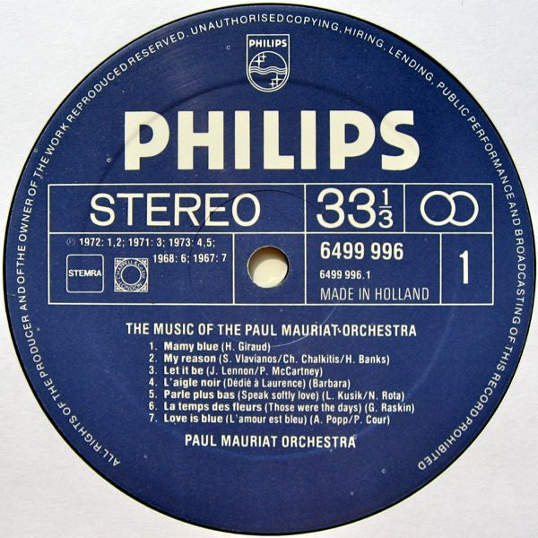 Paul Mauriat Orchestra - The Music Of The Paul Mauriat Orchestra (LP) 43985 Vinyl LP Dubbel Vinyl Goed / Hoes Goed