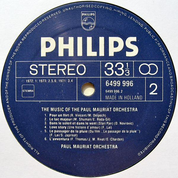 Paul Mauriat Orchestra - The Music Of The Paul Mauriat Orchestra (LP) 43985 Vinyl LP Dubbel Vinyl Goed / Hoes Goed