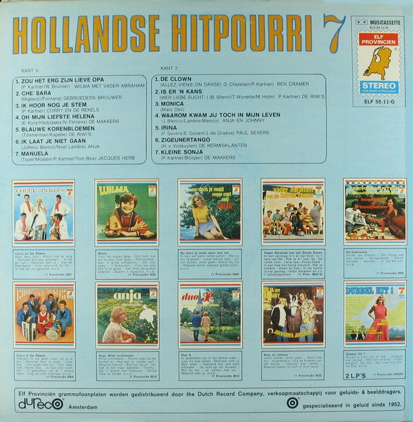 Various - Hollandse Hitpourri 7 (LP) 40789 Vinyl LP Vinyl Goed / Hoes Goed