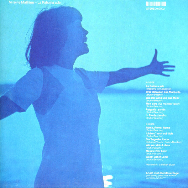 Mireille Mathieu - La Paloma Ade (LP) 49151 Vinyl LP Vinyl Goed / Hoes Goed