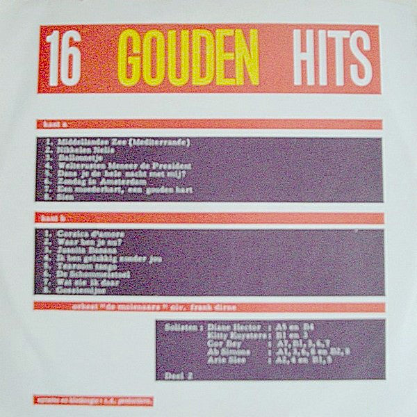 Molenaars - 16 Gouden Nederlands Hits (LP) 46963 Vinyl LP Vinyl Goed / Hoes Goed