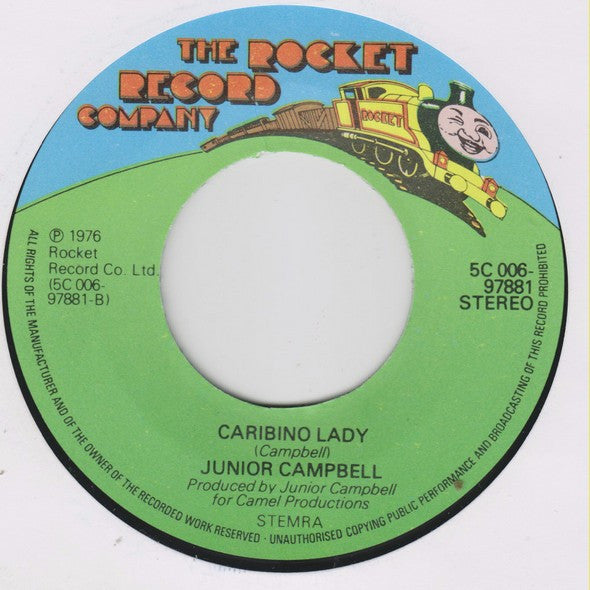 Junior Campbell - Caribino Lady 16778 Vinyl Singles Vinyl Goed / Hoes Goed