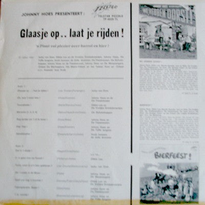 Johnny Hoes – Johnny Hoes präsentiert: Ein Glas auf … Lass uns fahren! (LP) 40819