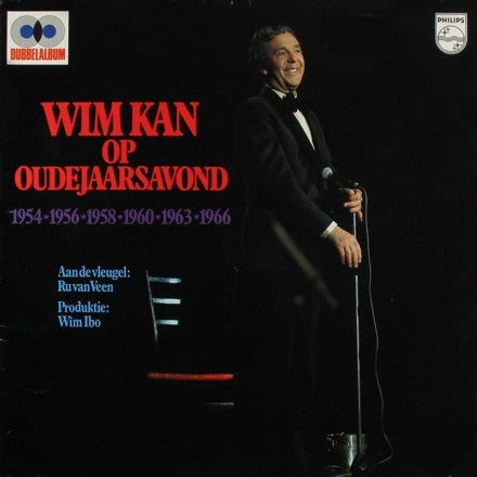 Wim Kan - Wim Kan Op Oudejaarsavond (1954*1956*1958*1960*1963*1966) (LP) 52049 Vinyl LP Dubbel Vinyl Goed / Hoes Goed