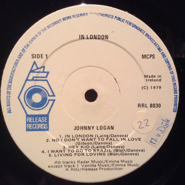 Johnny Logan - In London (LP) 49036