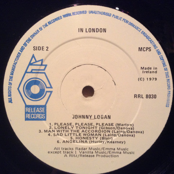 Johnny Logan - In London (LP) 49036