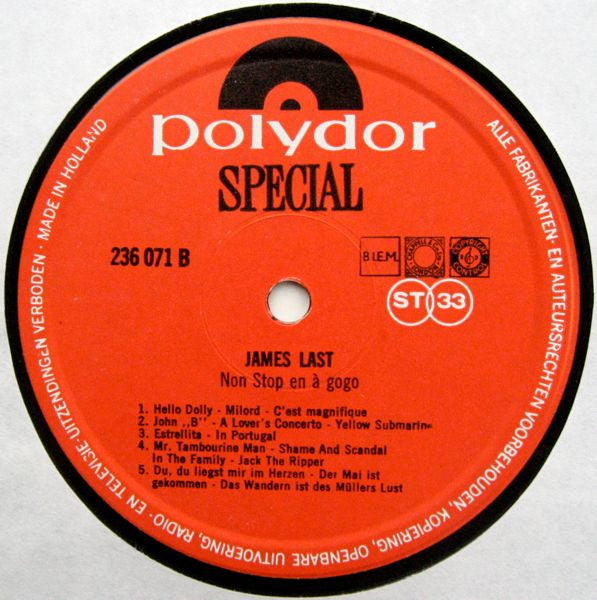James Last - Non Stop & À Gogo (LP) 41296