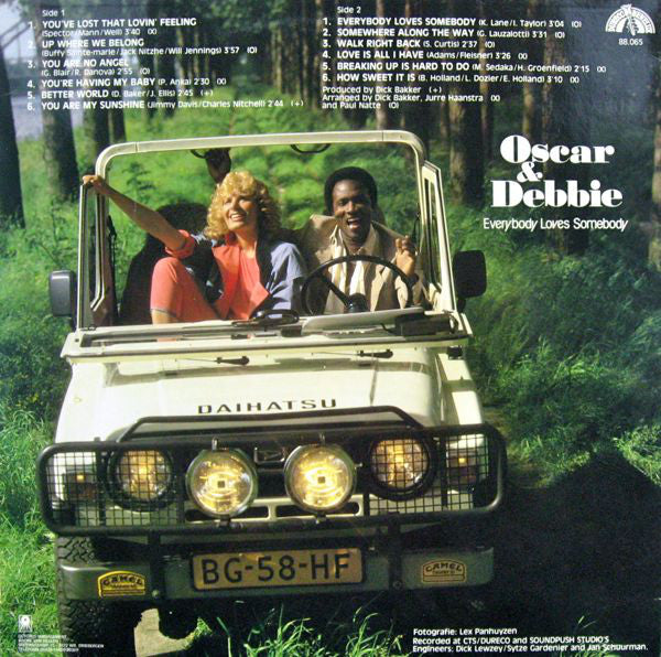 Oscar Harris & Debbie - Everybody Loves Somebody (LP) 42373 Vinyl LP Vinyl Goed / Hoes Goed