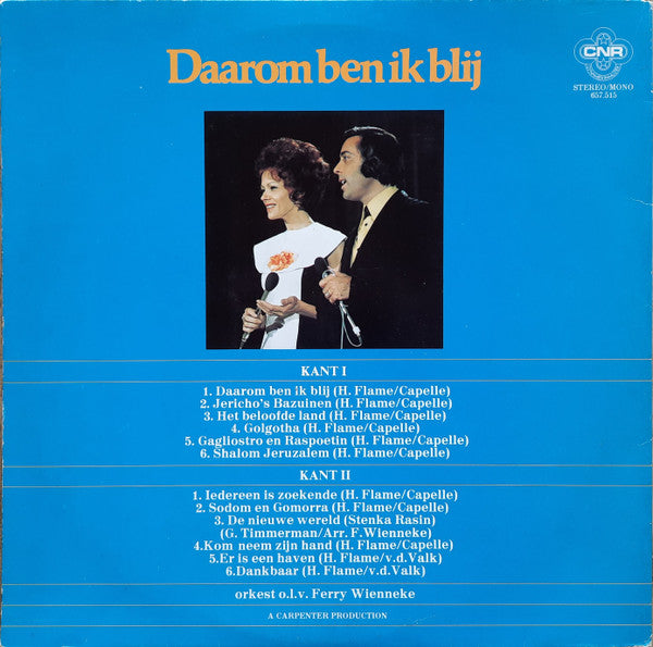 Gert & Hermien - Daarom Ben Ik Blij (LP) Vinyl LP Vinyl Zeer Goed / Hoesje Goed "VINYLSINGLES.NL"
