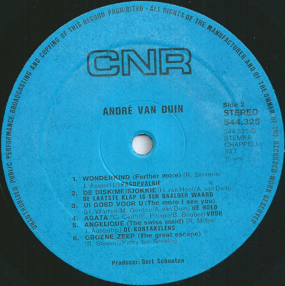 André van Duin - André Van Duin (LP) Vinyl LP Vinyl Zeer Goed / Hoesje Goed "VINYLSINGLES.NL"